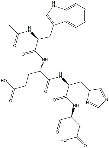  acetyl-tryptophyl-glutamyl-histidyl-aspartal