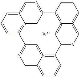 tris(2,2'-bipyridyl)ruthenium(II) Structure