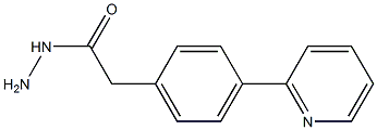 4-(2-pyridinyl)phenylacetohydrazide Structure