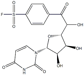 5'-(4-fluorosulfonylbenzoyl)uridine Structure