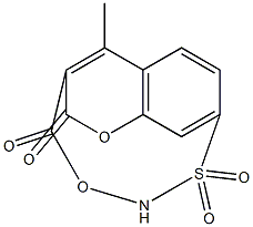 4-methylcoumarin 7-O-sulfamate,,结构式