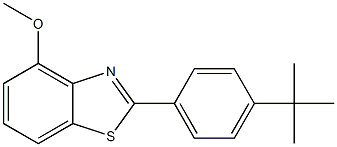  4-methoxy-2-(4-t-butylphenyl)benzothiazole