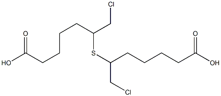 4-carboxybutyl-2-chloroethylsulfide 结构式