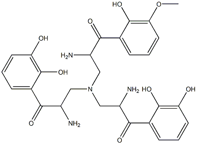  (2-hydroxy-3-methoxybenzoyl-2-aminoethyl)-bis(2,3-dihydroxybenzoyl-2-aminoethyl)amine