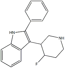 3-(4-fluoropiperidin-3-yl)-2-phenyl-1H-indole