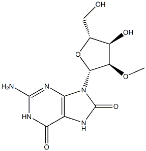 8-oxo-7,8-dihydro-2'-O-methylguanosine|