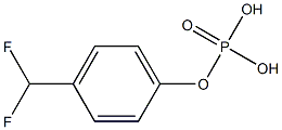 4-difluoromethylphenyl phosphate Structure