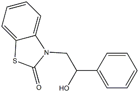 1-phenyl-2-(2--benzothiazolinon-3-yl)ethanol