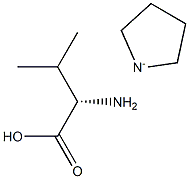 valine-pyrrolidide 结构式