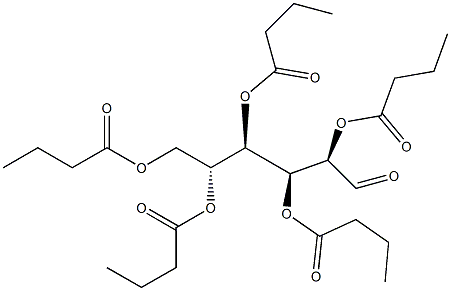 glucose pentabutyrate Structure