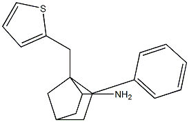 2-amino-6-(2'-phenyl)ethenylbicyclo(2.2.1)heptane 结构式