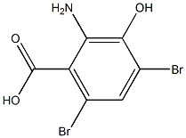 4,6-dibromo-3-hydroxyanthranilic acid