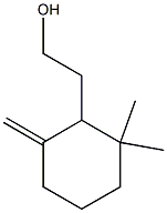 2-(2',2'-dimethyl-6'-methylenecyclohexyl)ethanol 化学構造式