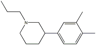 3-(3,4-dimethylphenyl)-N-n-propylpiperidine