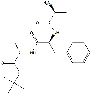 alanyl-phenylalanyl-alanine tert-butyl ester Structure