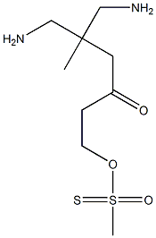 5,5-bis(aminomethyl)-3-oxohexyl methanethiosulfonate