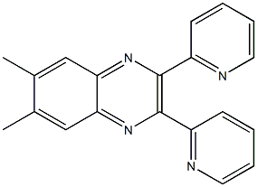 2,3-dipyridyl-6,7-dimethylquinoxaline Structure