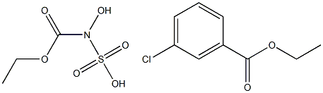 N,O-dicarbethoxy-4-chlorobenzenesulfohydroxamate Struktur