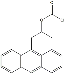 1-(9-anthryl)-2-propyl chloroformate 结构式