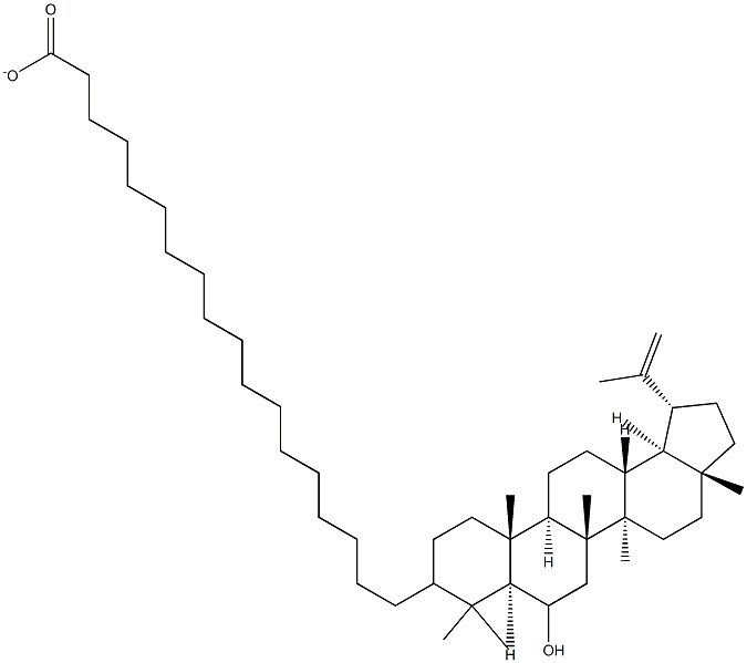 6-hydroxylup-20(29)-en-3-octadecanoate Structure