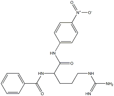 N-benzoyl-DL-arginine-4-nitroanilide hydrolyzing enzyme 结构式