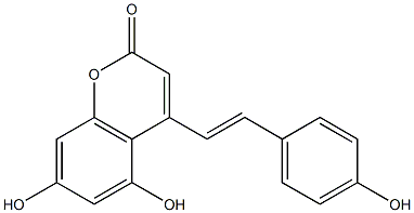  5,7,4'-trihydroxy-4-styrylcoumarin