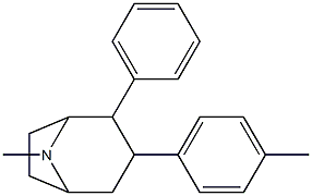 2-phenyl-3-(4-tolyl)tropane,,结构式