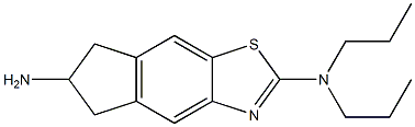 6-amino-2-(N, N-di-n-propylamino)thiazolo(4,5-f)indan