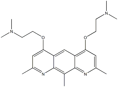  4,6-bis(dimethylaminoethoxy)-2,8,10-trimethylpyrido(3,2-g)quinoline