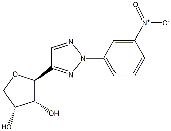 2-(3-nitrophenyl)-4-(beta-D-erythrofuranosyl)-1,2,3-triazole