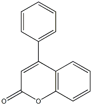 4-phenylcoumarin Structure