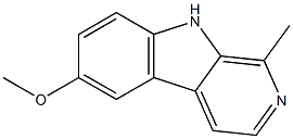 6-METHOXY-1-METHYL-BETA-CARBOLINE Structure