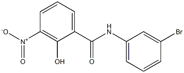 3'-BROMO-3-NITROSALICYLANILIDE Structure