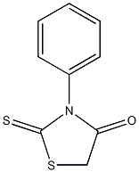 3-PHENYL-2-THIOTHIAZOLIDONE 结构式