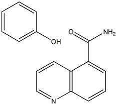 3-PHENOLQUINOLINE-5-CARBOXAMIDE 结构式