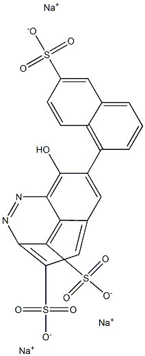 TRISODIUM7-HYDROXY-8-6(6-SULPHONAPHTHYL-2-AZO)-1,3-NAPHTHALENEDISULPHONATE