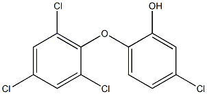 5-CHLORO-2-(2,4,6-TRICHLOROPHENOXY)PHENOL Structure