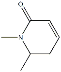 N-METHYL-6-METHYL-5,6-DIHYDRO-2-PYRIDONE 化学構造式