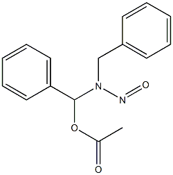 N-NITROSO-ALPHA-ACETOXYBENZYL-BENZYLAMINE 结构式