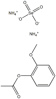 AMMONIUM3-ACETOXY-4-METHOXYBENZOLSELENATE Structure