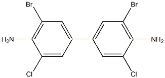 3,3'-DICHLORO-5,5'-DIBROMOBENZIDINE Structure