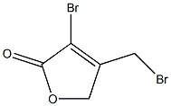 3-BROMO-4-(BROMOMETHYL)-2(5H)-FURANONE 化学構造式