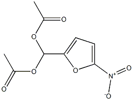 5-NITRO-2-DI-ACETOXYMETHYLFURAN Structure