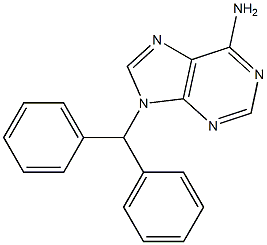 9-BENZHYDRYLADENINE Structure