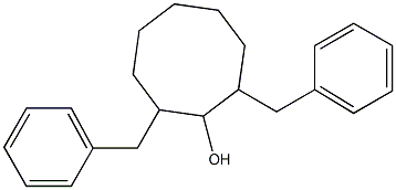 2,8-DIBENZYLCYCLOOCTANOL Struktur