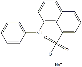 1-ANILINO-8-NAPHTHALENESULPHONATE,SODIUMSALT Struktur