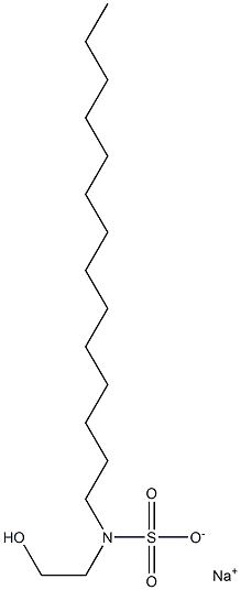 SODIUMMYRISTYLETHANOLAMINESULPHONATE Structure