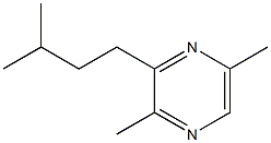 2,5-DIMETHYL-3-(3-METHYLBUTYL)PYRAZINE,,结构式