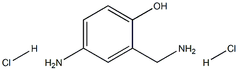 2-AMINOMETHYL-4-AMINOPHENOLDIHYDROCHLORIDE Structure