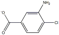 3-AMINO-4-CHLOROBENZOATE Structure